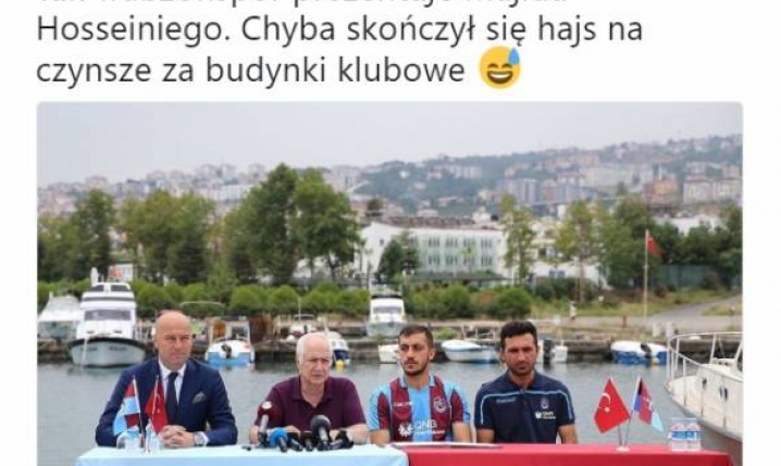 Tak Trabzonspor prezentuje nowego piłkarza xD